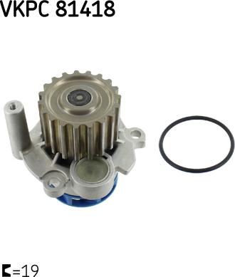SKF VKPC 81418 - Pompa acqua www.qualy.parts