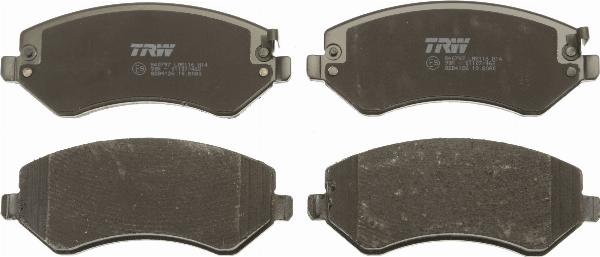 TRW GDB4126 - Kit pastiglie freno, Freno a disco www.qualy.parts