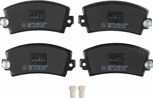 TRW GDB148 - Kit pastiglie freno, Freno a disco www.qualy.parts