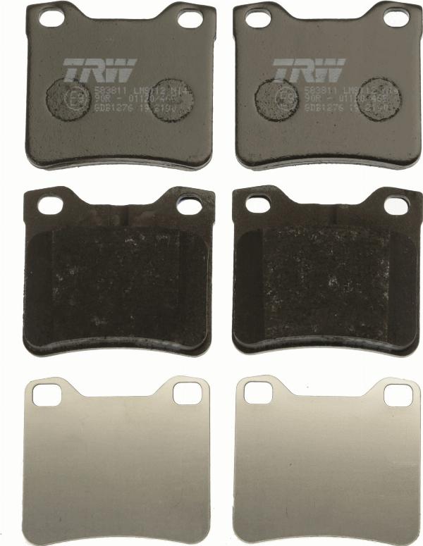 TRW GDB1276 - Kit pastiglie freno, Freno a disco www.qualy.parts