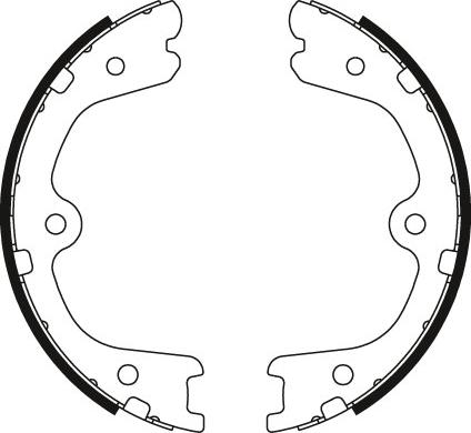 TRW GS8791 - Kit ganasce, Freno stazionamento www.qualy.parts