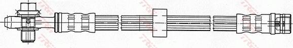 TRW PHD349 - Flessibile del freno www.qualy.parts