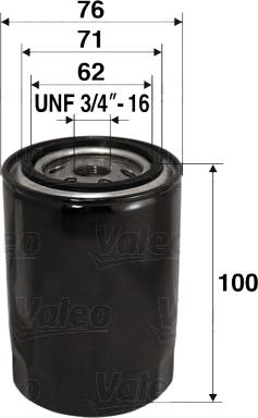 VALEO 586028 - Filtro olio www.qualy.parts