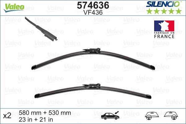 Valeo 574636 - Spazzola tergi www.qualy.parts