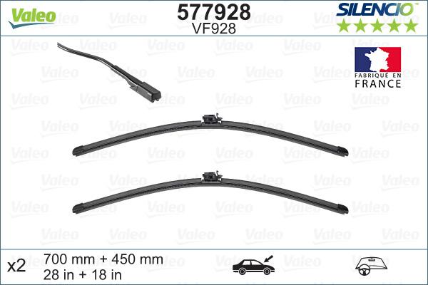 Valeo 577928 - Spazzola tergi www.qualy.parts
