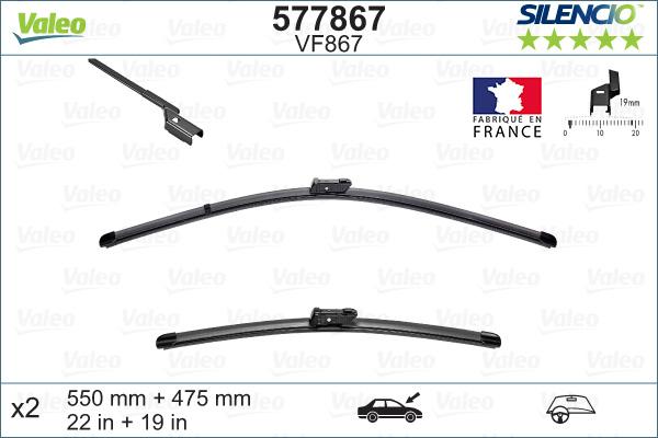 Valeo 577867 - Spazzola tergi www.qualy.parts