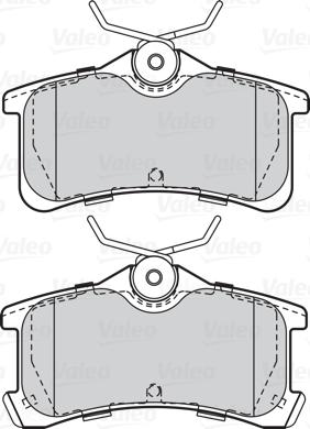 VALEO 670810 - Kit pastiglie freno, Freno a disco www.qualy.parts
