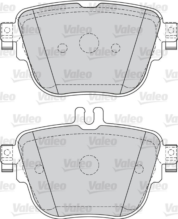 VALEO 671865 - Kit pastiglie freno, Freno a disco www.qualy.parts