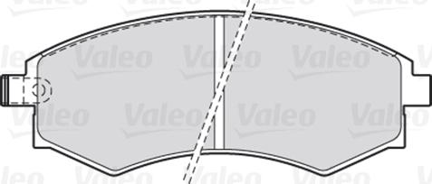 Valeo 301574 - Kit pastiglie freno, Freno a disco www.qualy.parts