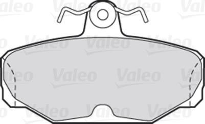 Valeo 301240 - Kit pastiglie freno, Freno a disco www.qualy.parts