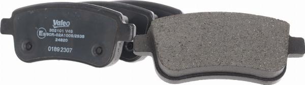 Valeo 302101 - Kit pastiglie freno, Freno a disco www.qualy.parts