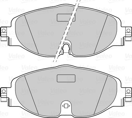 Valeo 302271 - Kit pastiglie freno, Freno a disco www.qualy.parts