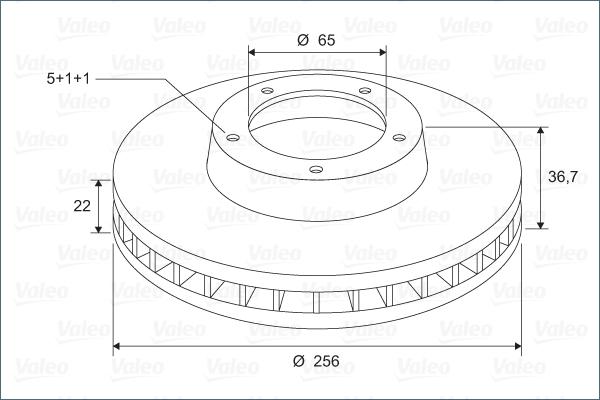 VALEO 297603 - Discofreno www.qualy.parts