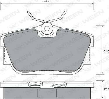 Remsa 0591.20 - Kit pastiglie freno, Freno a disco www.qualy.parts