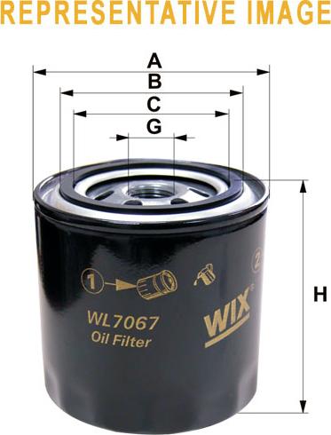 WIX Filters WL7150 - Filtro olio www.qualy.parts